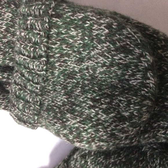 MEN'S HOT SHOT RAGG WOOL POP-TOP MITTEN/GLOVE CAMO GREEN - Picture 3 of 5